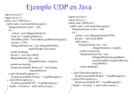 Ejemplo UDP en Java