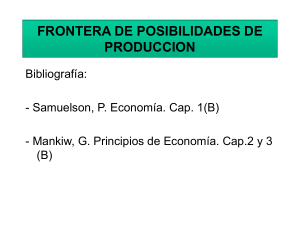 frontera de posibilidades de produccion