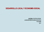 Desarrollo Local y Economía Social