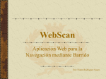 Presentación en MSPowerPoint de WebScan.
