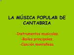 LA MÚSICA POPULAR DE CANTABRIA