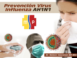 Casos de influenza por nuevo virus A(H1N1)