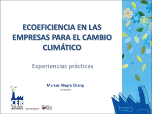 ECOEFICIENCIA EN LAS EMPRESAS PARA EL CAMBIO