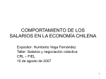 Comportamiento de los salarios en la economía chilena