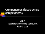 Componentes de la computadora