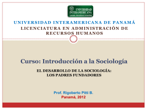 Curso: Introducción a la Sociología