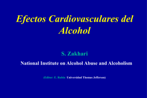 Efectos Cardiovasculares del Alcohol (S. Zakhari)
