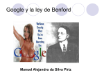 Google y la ley de Benford