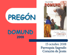 Pregón Domund 2008