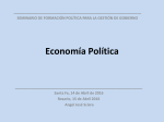 Economía Política - Escuela de Formación Política