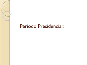 Periodo Presidencial: Primera Parte (1920