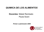 quimica de los alimentos - Química de los Alimentos