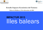 Estudio Impacto Económico del Turismo IMPACTUR 2013