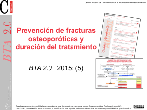 Prevención de fracturas osteoporóticas y duración del