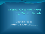 OPERACIONES UNITARIAS Ing. William Teneda