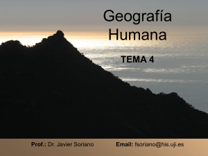 Diapositiva 1 - Área de Geografía Humana