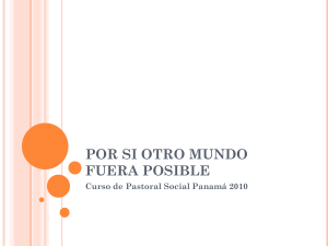 Slide 1 - Pastoral Social Panamá