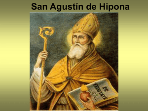 San Agustín de Hipona TEMA 22. San Agustín de Hipona