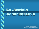 61. La justicia administrativa