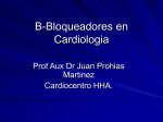 B-Bloqueadores en Cardiologia