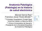 (Patología) en la historia de salud electrónica