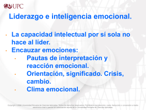 Notas sobre liderazgo e inteligencia emocional
