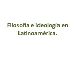 Filosofía e ideología en Latinoamérica.