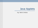 Java Applets - Programación Avanzada