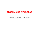 TEOREMA DE PITÁGORAS