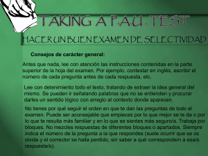 debes utilizar tus propias palabras