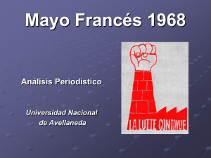 Mayo Francés 1968 - Periodismo UNDaV
