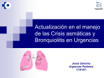 Actualización en el manejo de las Crisis asmáticas y Bronquiolitis