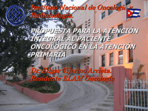 Propuesta para la atención integral al paciente con cancer de colon