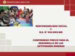 RESPONSABILIDAD SOCIAL Y DS N° 042-2003