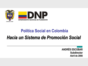Hacia un sistema de Promoción Social