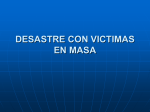 DESASTRE CON VICTIMAS EN MASA