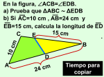 Ejercicios sobre semejanza de triángulos