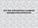 ntp 598: exposicion a campos magneticos
