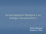 Termorregulación Biológica y su Enfoque