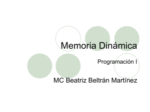 Memoria dinámica - Beatriz Beltrán Martínez