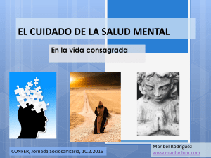 Maribel Rodríguez Salud Mental vida consagrada