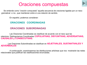 Oraciones compuestas