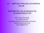 Presentación - Asociación Peruana de Energía Solar y del Ambiente