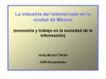 La industria del telemercado en la ciudad de México (economía y