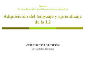 Diapositiva 1 - Departamento de Lengua Española