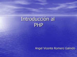 Introduccion al PHP