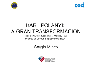 KARL POLANYI: LA GRAN TRANSFORMACION. Fondo de Cultura