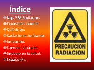 exposicion laborala radiacion natural