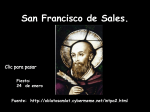 San Francisco de Sales, obispo y doctor.