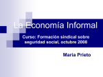Economia informal, Maria Prieto